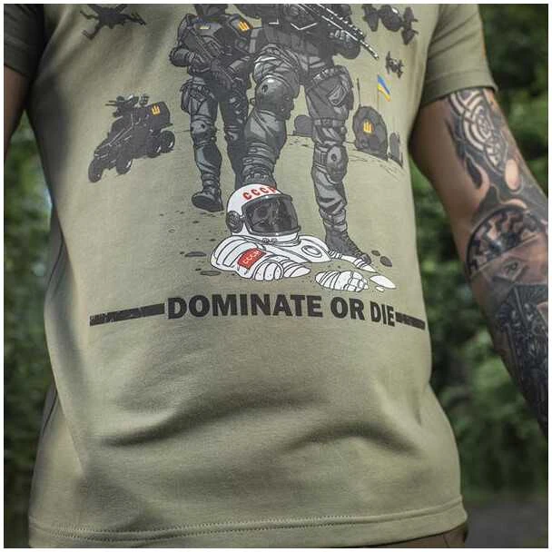 M-Tac Come to the DARK SIDE T-Shirt Marškinėliai su Ukrainos simbolika