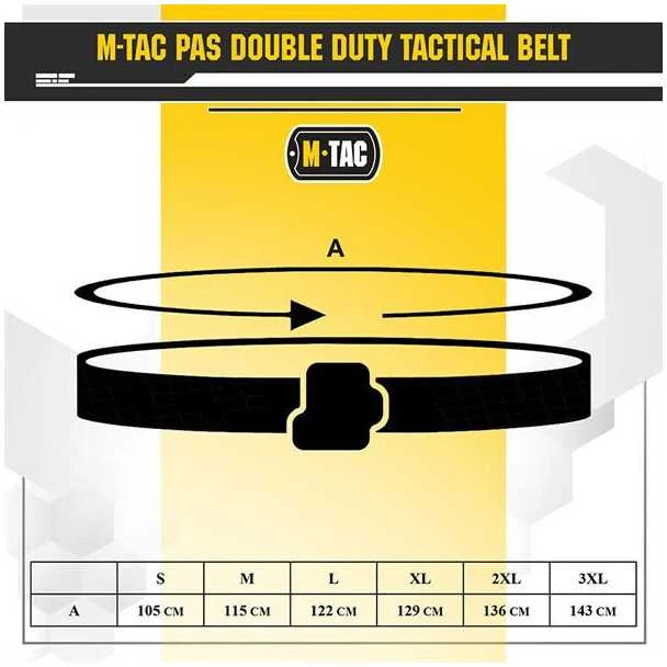 M-Tac Double Duty Tactical Belt Kelnių diržas