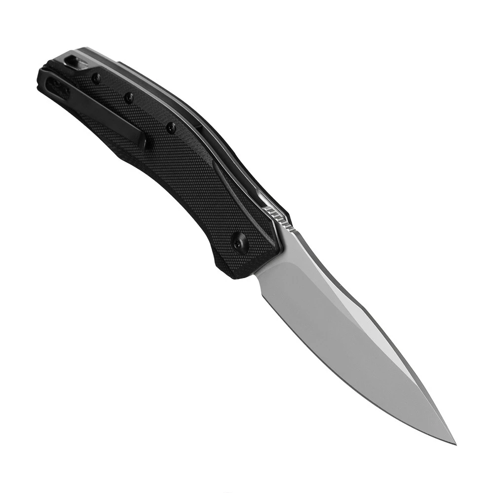 M-TAC Type 17 sulankstomas peilis, juodas / plieno spalvos, 8,5 cm geležte
