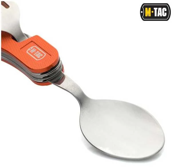 M-Tac Folding Two-piece Cutlery Set Sulankstomas dviejų dalių įrankių rinkinys