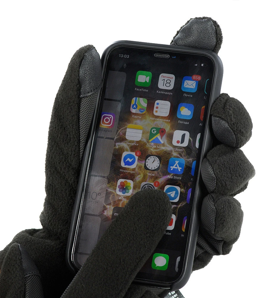 M-Tac Gloves Fleece Thinsulate 3M Flisinės, šiltos, žieminės pirštinės