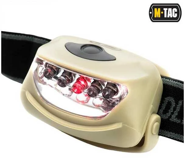 M-Tac headlamp 4+1 LED Prožektorius ant galvos