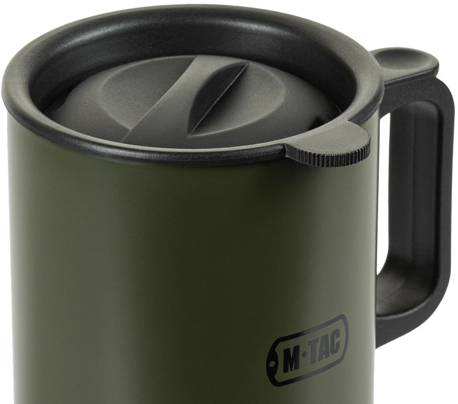 M-Tac Insulated Mug with a Lid 450 ml Termo puodelis su dangteliu