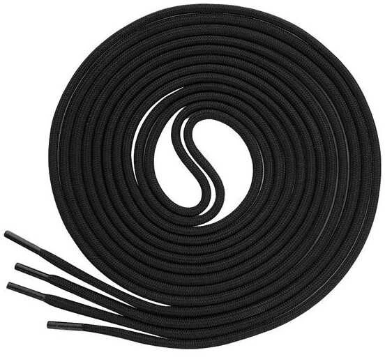 M-Tac Laces with Impregnation Juodas Impregnuoti batų raišteliai, juodi