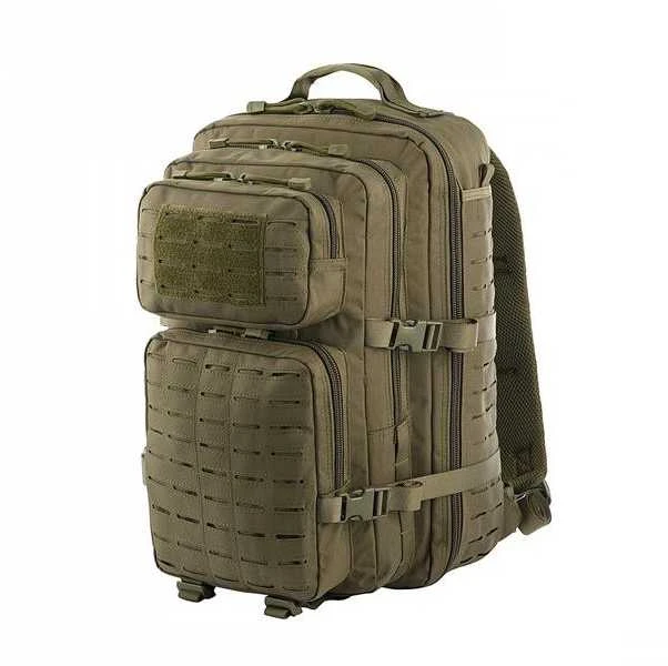 M-Tac Large Assault Pack Backpack lazerinis Cut Taktinė kuprinė 36 litrai