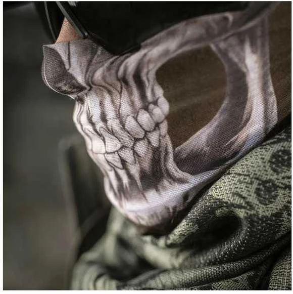 M-Tac Lightweight Tube Scarf Reaper Skull Kaklaskarė, kaklo mova su kaukolės motyvais