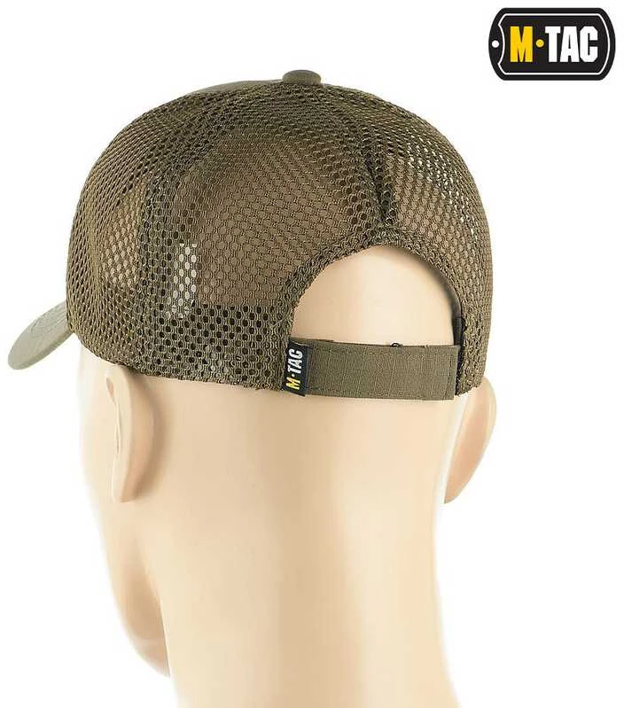 Kepurė M-Tac Mesh Flex Ripstop Baseball Cap Beisbolo kepuraitė su tinkleliu