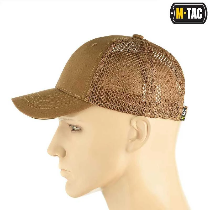 Kepurė M-Tac Mesh Flex Ripstop Baseball Cap Beisbolo kepuraitė su tinkleliu