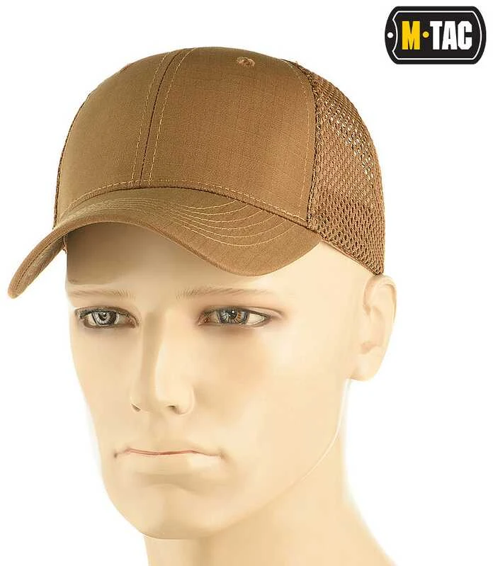 Kepurė M-Tac Mesh Flex Ripstop Baseball Cap Beisbolo kepuraitė su tinkleliu
