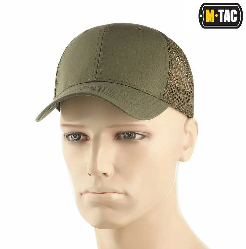 Kepurė M-Tac Mesh Flex Ripstop Baseball Cap Beisbolo kepuraitė su tinkleliu