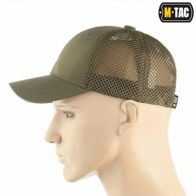Kepurė M-Tac Mesh Flex Ripstop Baseball Cap Beisbolo kepuraitė su tinkleliu