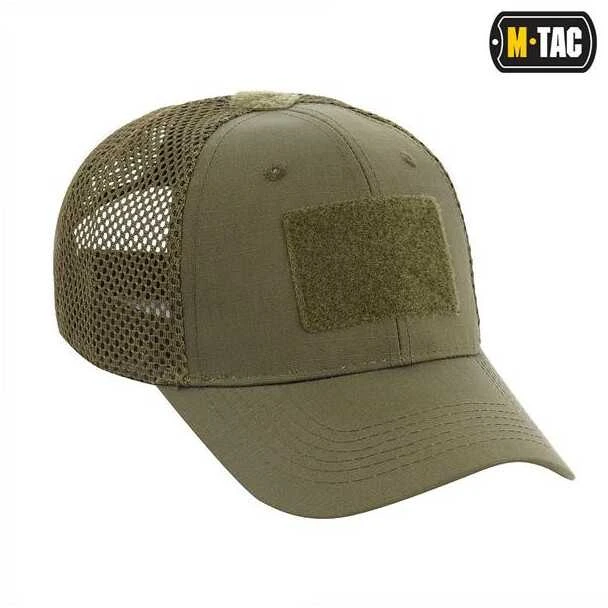 Kepurė M-Tac Mesh Flex Ripstop Baseball Cap with Velcro Beisbolo kepuraitė su tinkleliu ir Velcro juosta priekyje