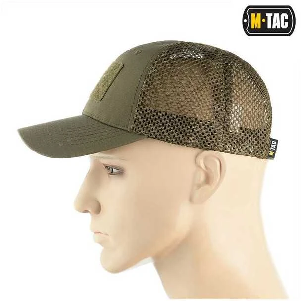 Kepurė M-Tac Mesh Flex Ripstop Baseball Cap with Velcro Beisbolo kepuraitė su tinkleliu ir Velcro juosta priekyje