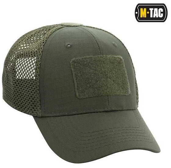 Kepurė M-Tac Mesh Flex Ripstop Baseball Cap with Velcro Beisbolo kepuraitė su tinkleliu ir Velcro juosta priekyje