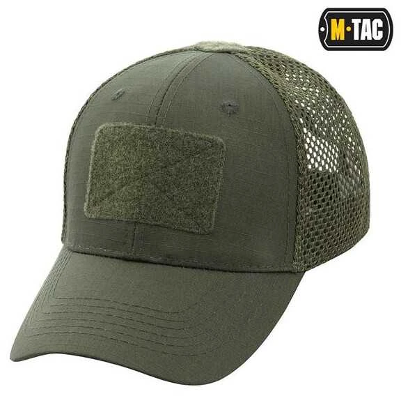 Kepurė M-Tac Mesh Flex Ripstop Baseball Cap with Velcro Beisbolo kepuraitė su tinkleliu ir Velcro juosta priekyje