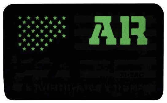 M-Tac Patch AR-15 American Rifle (80х50 мм) Juodas/GID Antsiuvas