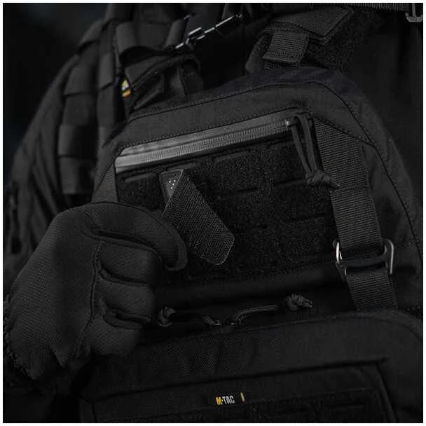 M-Tac Patch AR-15 American Rifle (80х50 мм) Juodas/GID Antsiuvas