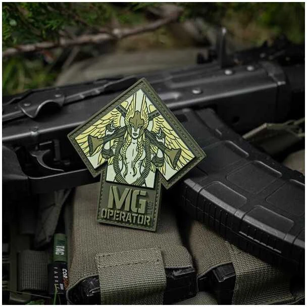 M-Tac Patch MG Operator Print PVC Antsiuvas su kulkosvaidžio motyvais