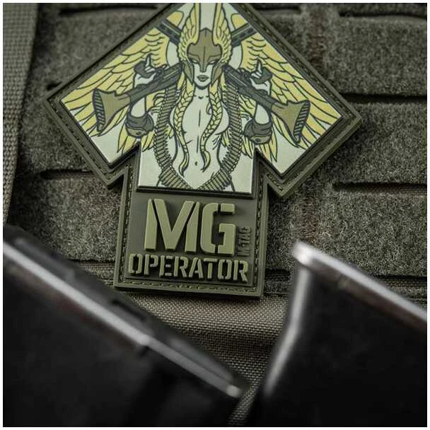 M-Tac Patch MG Operator Print PVC Antsiuvas su kulkosvaidžio motyvais