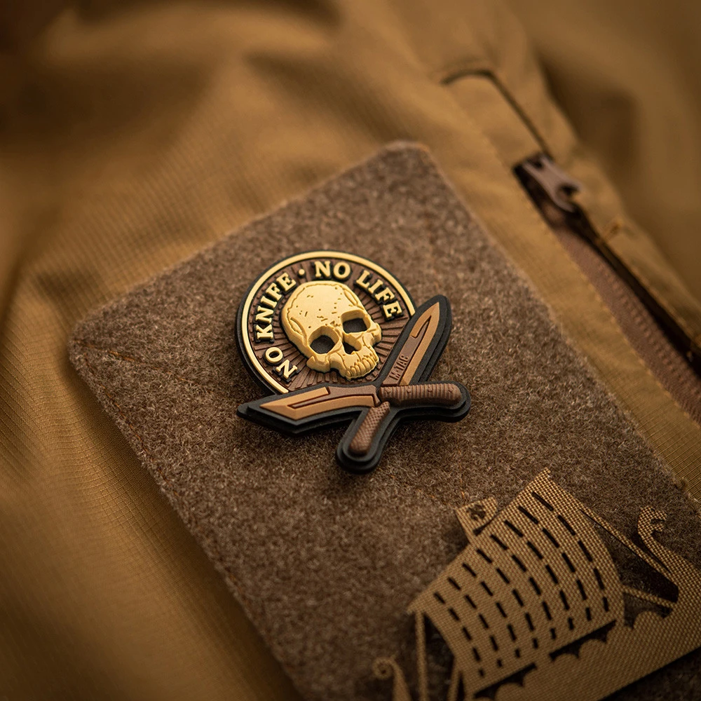 M-Tac Patch No Knife - No Life 3D PVC Antsiuvas