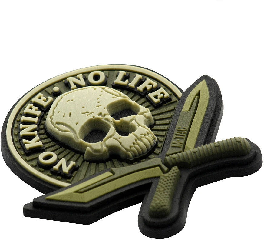 M-Tac Patch No Knife - No Life 3D PVC Antsiuvas
