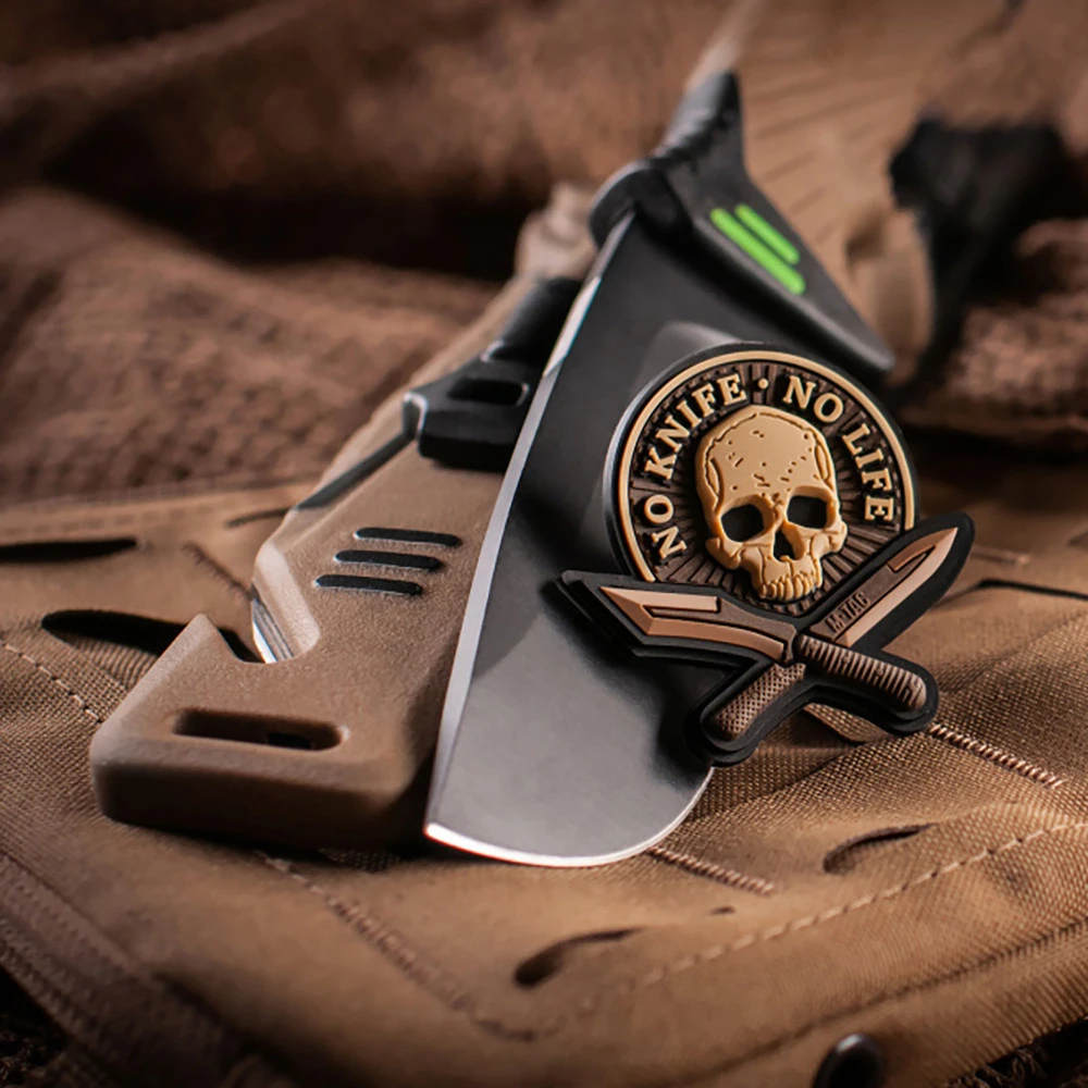 M-Tac Patch No Knife - No Life 3D PVC Antsiuvas