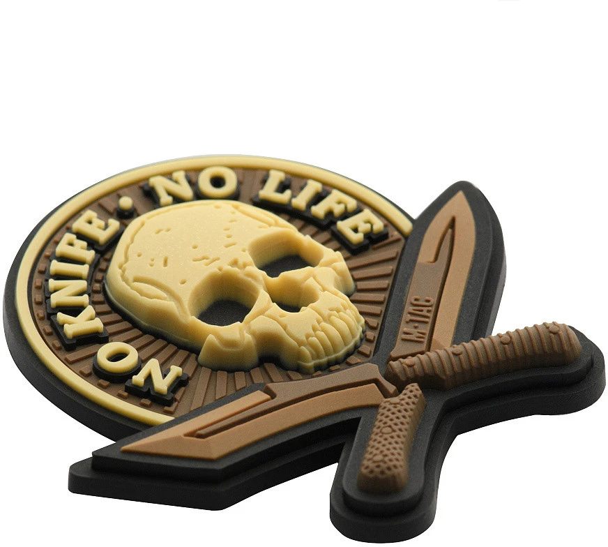 M-Tac Patch No Knife - No Life 3D PVC Antsiuvas