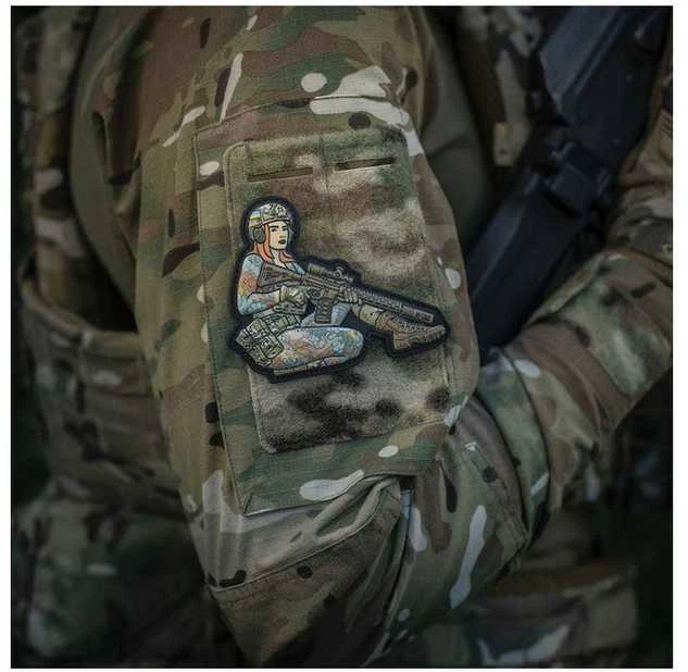 M-Tac Patch Tactical girl №2 Yakuza Redhead PVC Antsiuvas
