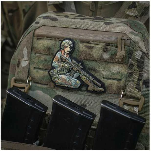 M-Tac Patch Tactical girl №2 Yakuza Redhead PVC Antsiuvas