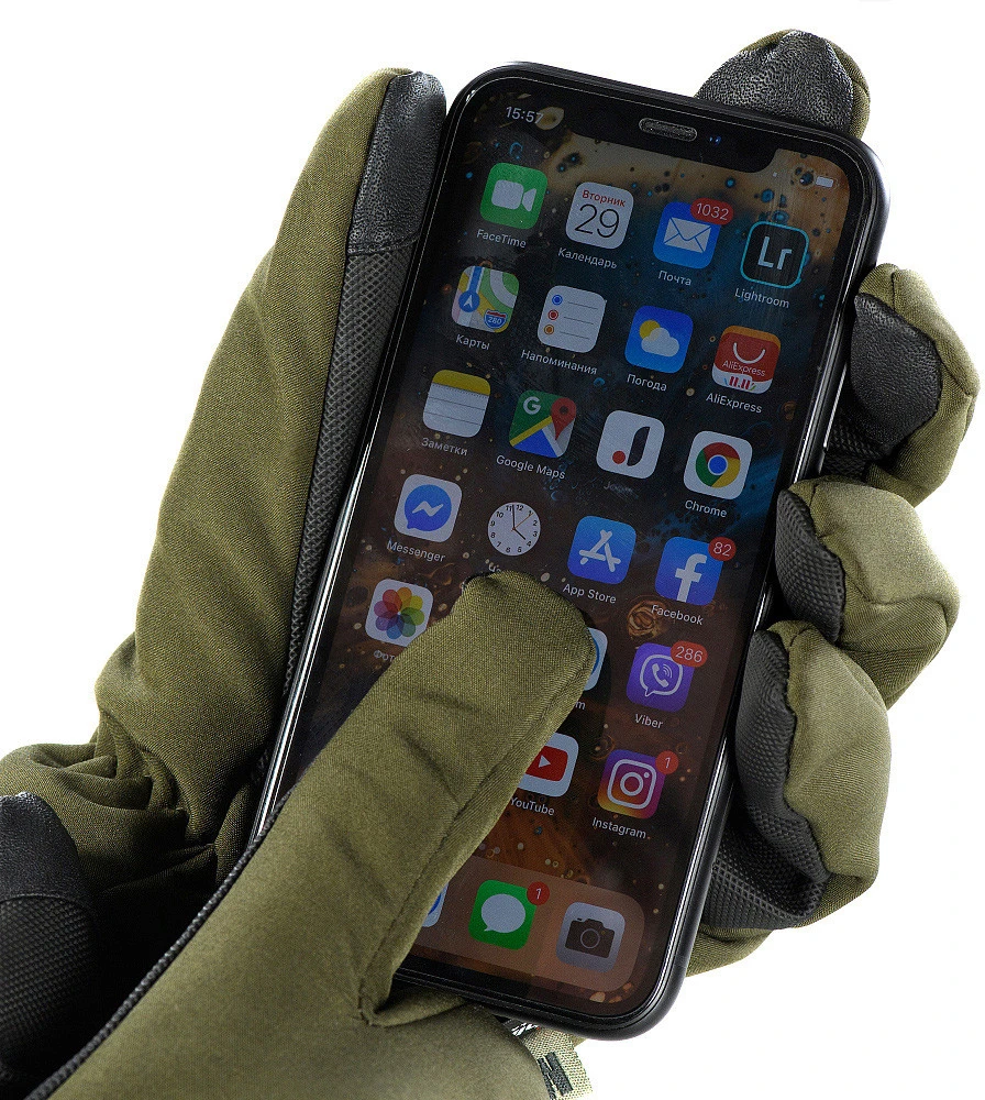 M-Tac pirštinės Soft Shell 3M Thinsulate Pirštinės šaltam, drėgnam orui