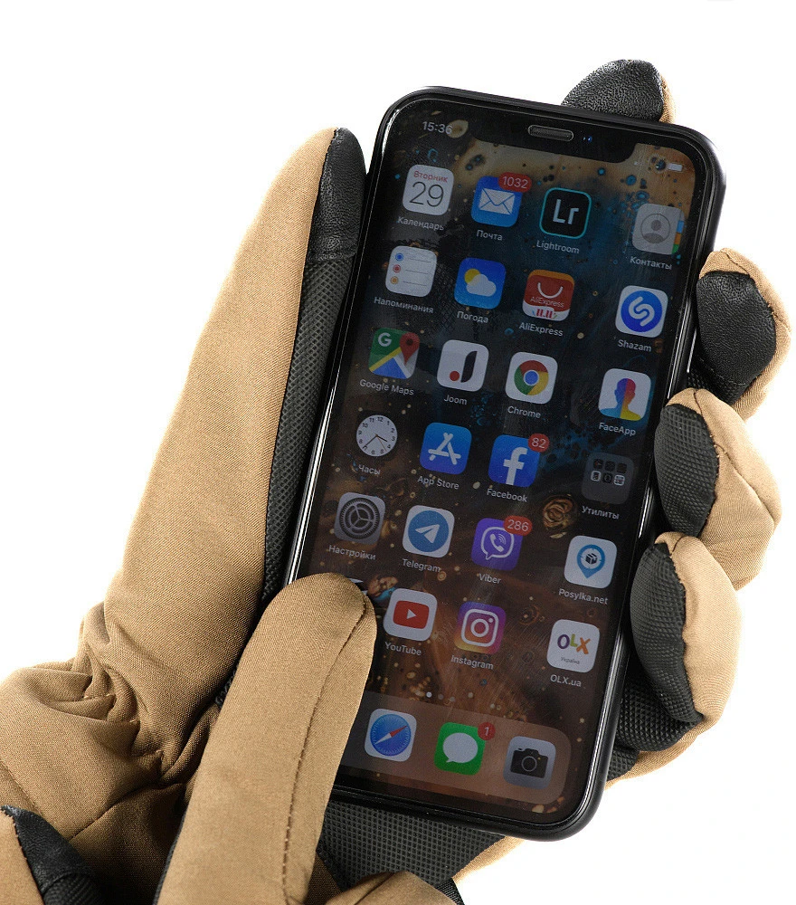 M-Tac pirštinės Soft Shell 3M Thinsulate Pirštinės šaltam, drėgnam orui