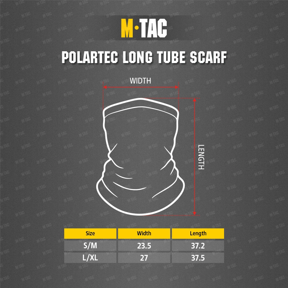 M-Tac Polartec Long Tube Scarf Daugiafunkcinė kaklaskarė