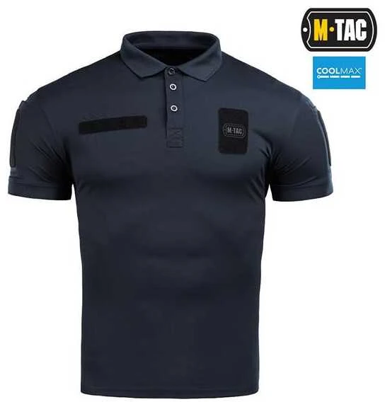M-Tac Polo Elite Tactical Coolmax Taktiniai, šauliški marškinaičiai su VELCRO antsiuvams