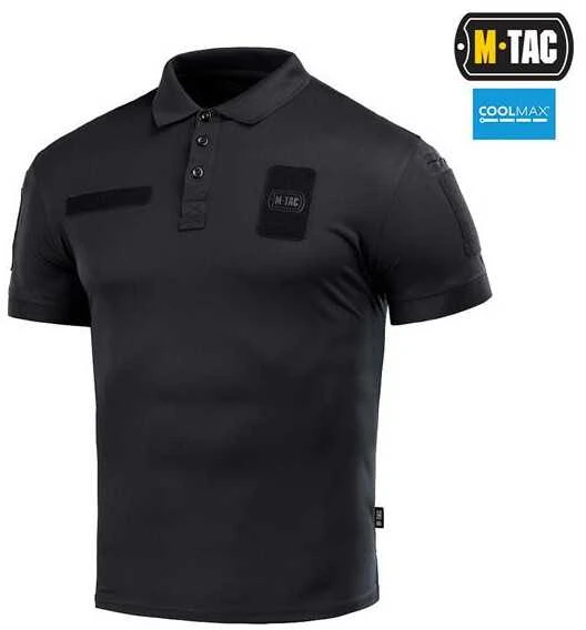 M-Tac Polo Elite Tactical Coolmax Taktiniai, šauliški marškinaičiai su VELCRO antsiuvams