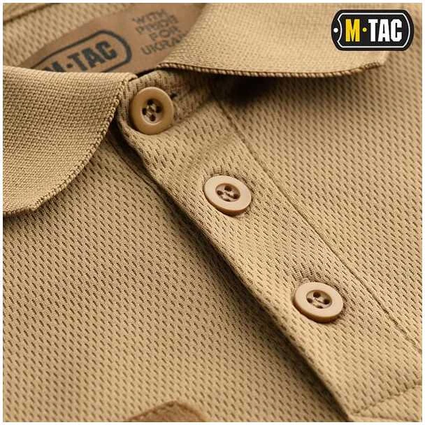 M-Tac Polo Elite Tactical Coolmax Taktiniai, šauliški marškinaičiai su VELCRO antsiuvams