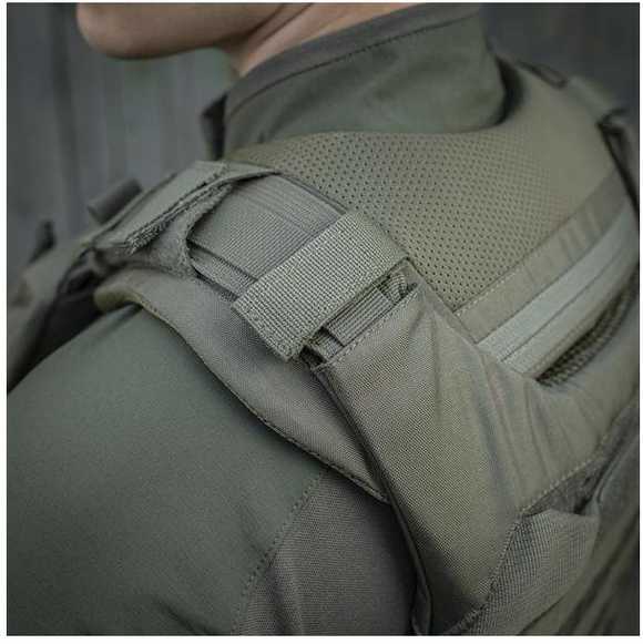 M-Tac Shoulder Damper for Plate Carrier Cuirass QRS Paminkštinimas pečiams šarvinei liemenei apkrovai paskirstyti