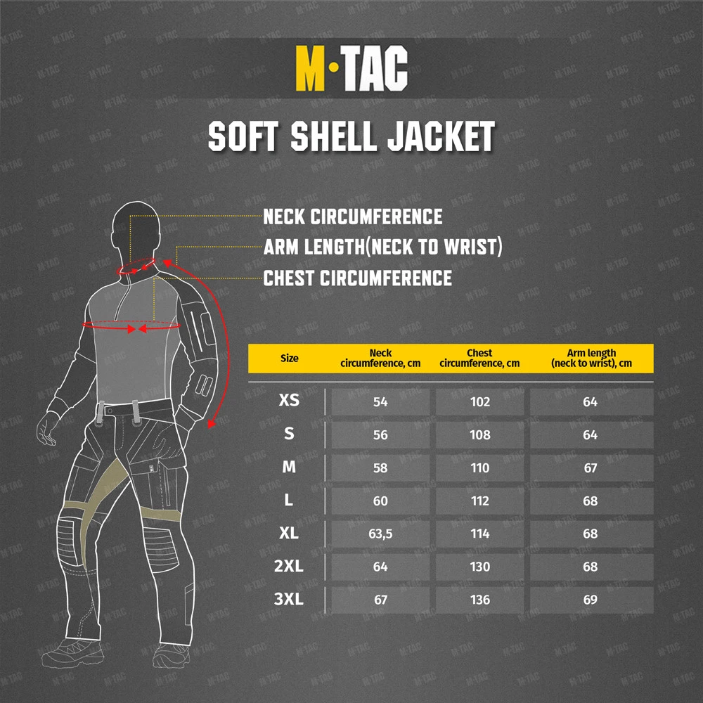 M-Tac Soft Shell Jacket Striukė atspari vėjui ir drėgmei