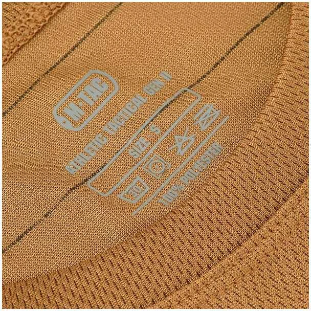M-Tac Sweat-Wicking T-Shirt Athletic Tactical Gen.II Marškinėliai su Velcro antsiuvams