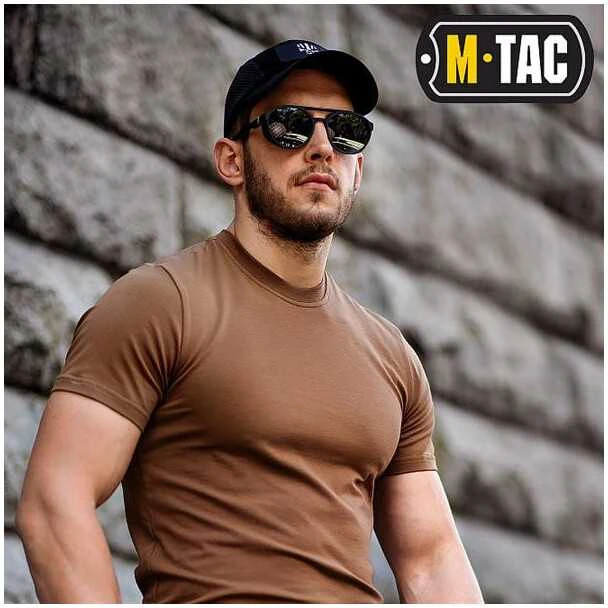 M-Tac T-Shirt 93/7 Medvilniniai marškinėliai su elastanu