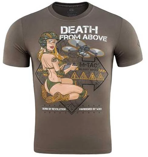 M-Tac T-Shirt Delivery Service Marškinėliai su dronų motyvais