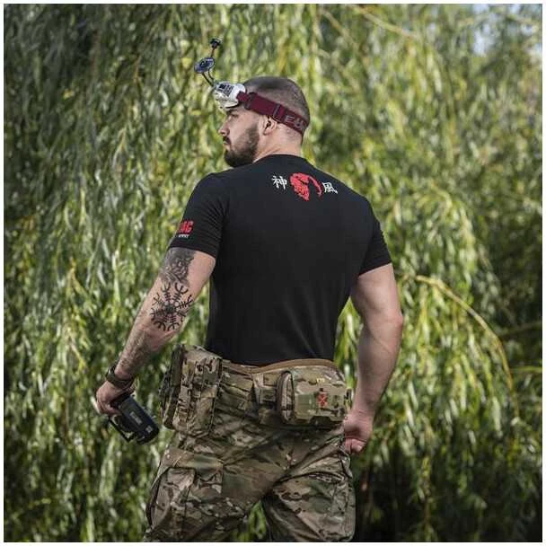 Kepurė M-Tac T-Shirt Kamikaze Spirit Marškinėliai su FPV dronų motyvais