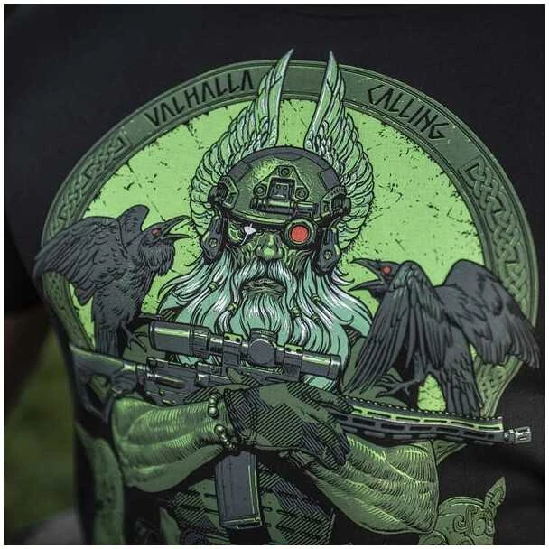M-Tac T-Shirt Odin Night Vision Marškinėliai su skandinavų dievų motyvais