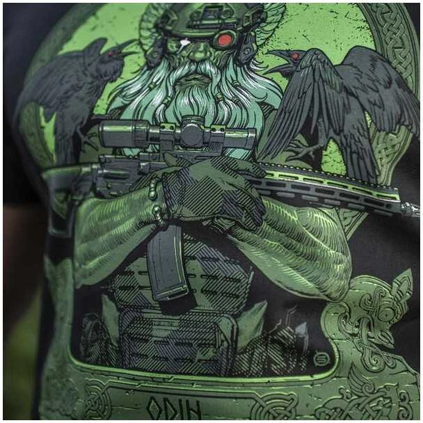 M-Tac T-Shirt Odin Night Vision Marškinėliai su skandinavų dievų motyvais