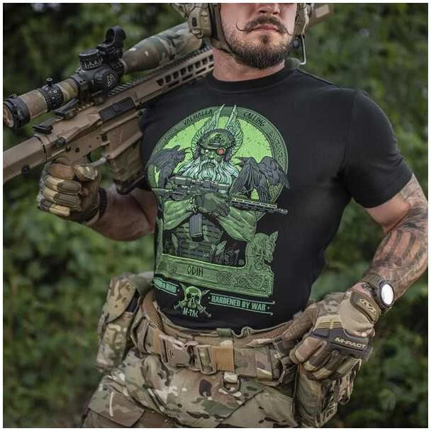M-Tac T-Shirt Odin Night Vision Marškinėliai su skandinavų dievų motyvais