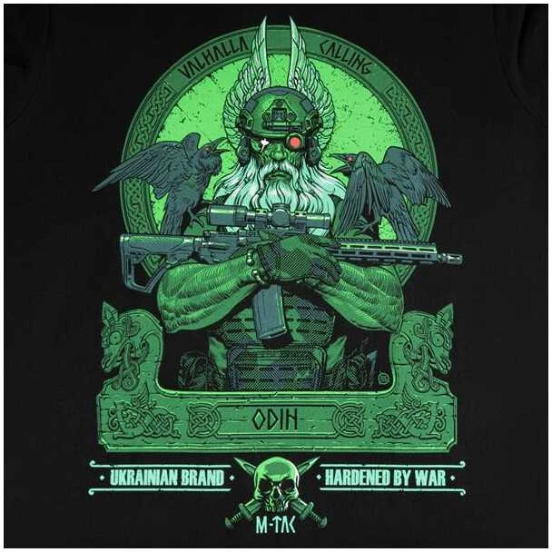 M-Tac T-Shirt Odin Night Vision Marškinėliai su skandinavų dievų motyvais