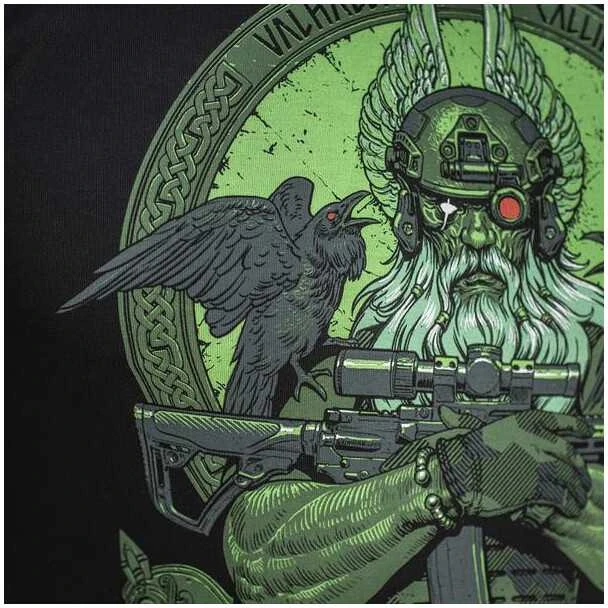 M-Tac T-Shirt Odin Night Vision Marškinėliai su skandinavų dievų motyvais