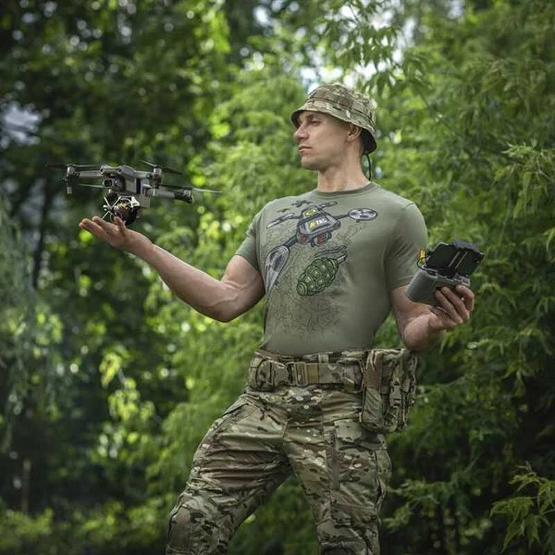 M-Tac T-Shirt Quadcopter Marškinėliai su dronų motyvais