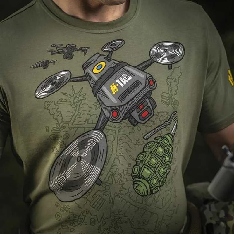M-Tac T-Shirt Quadcopter Marškinėliai su dronų motyvais