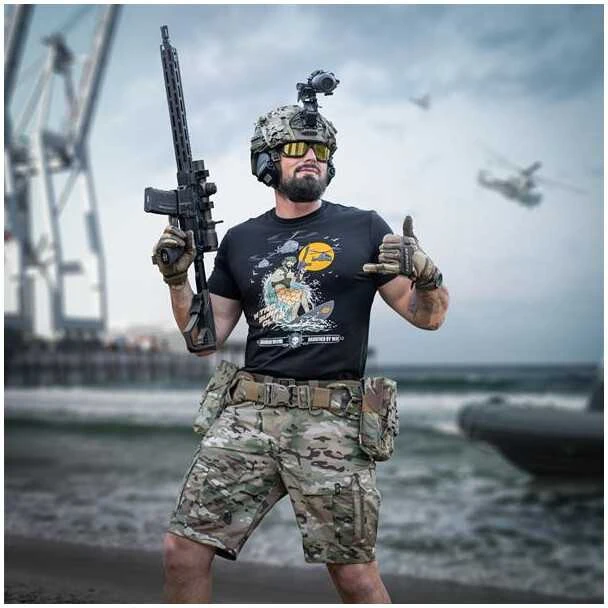 M-Tac T-Shirt Surf Club Marškinėliai su banglenčių motyvais