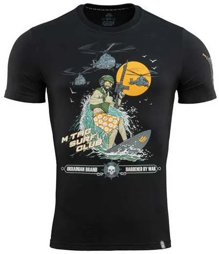 M-Tac T-Shirt Surf Club Marškinėliai su banglenčių motyvais